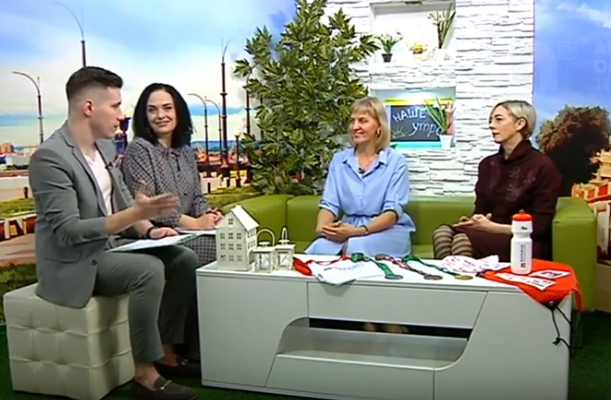 Альбина Попова и Анна Свиридова стали гостьями программы «Наше утро»