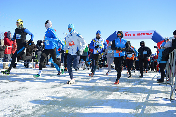 Фотографии с ледового полумарафона "Бег к мечте. Лёд"