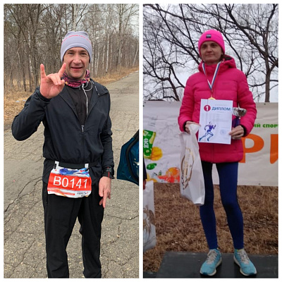Татьяна Вешкина и Константин Аничкин в ЕАО пробежали 100 км