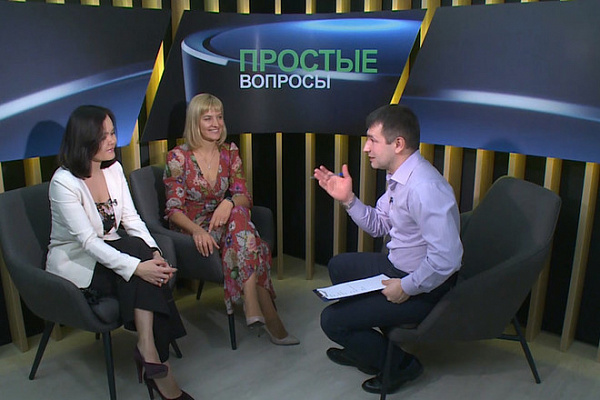 Альбина Попова и Анна Сун стали гостьями программы «Простые вопросы»