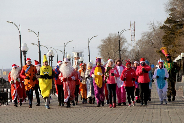 Забег в новогодних костюмах 2020